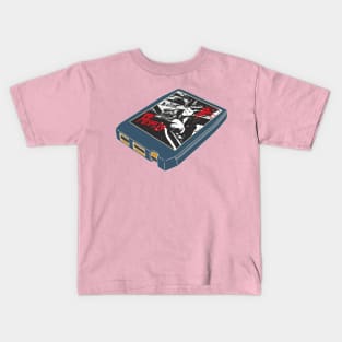 🎶 8 TRACK - The Misfits - Bullet - BLUE GREY 🎶 Kids T-Shirt